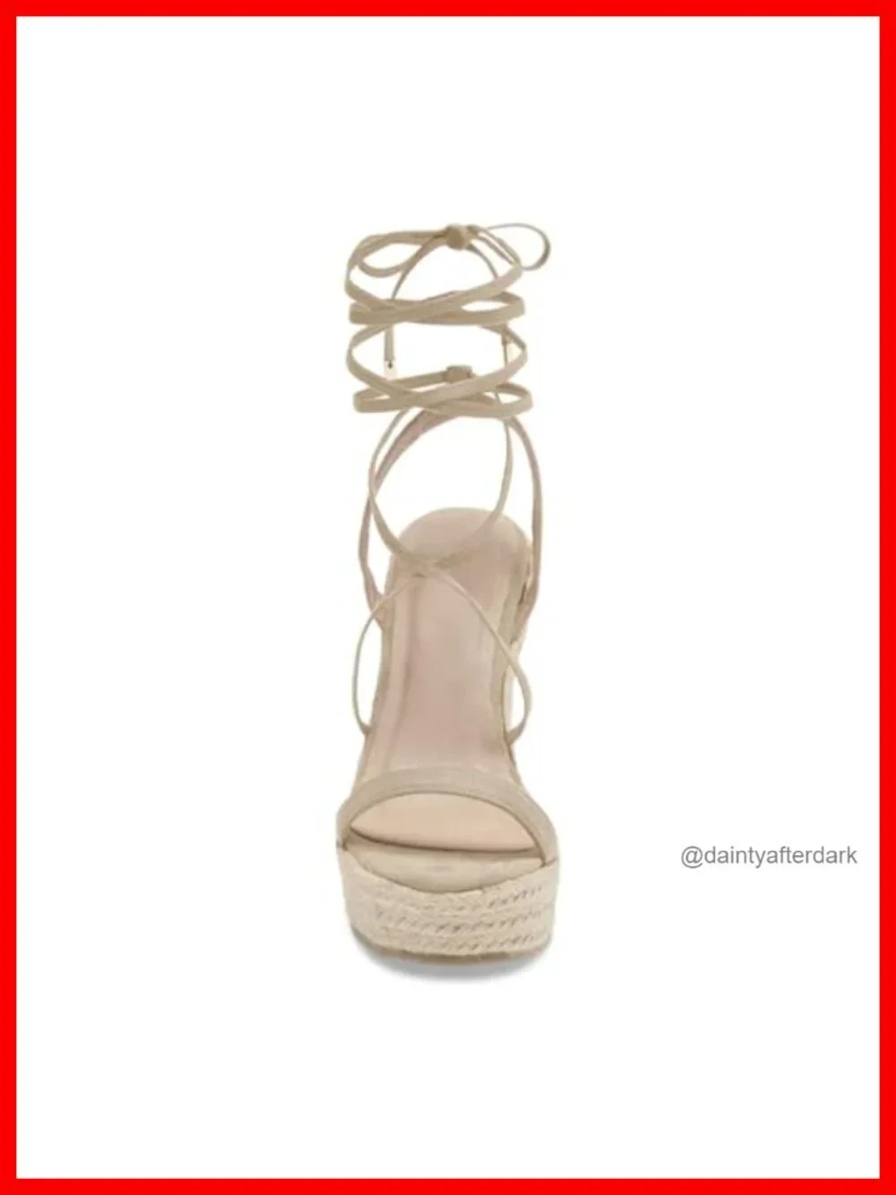 Women's Espadrille Wedge Sandals Lace Up Platform Ankle Strap Slingback Summer